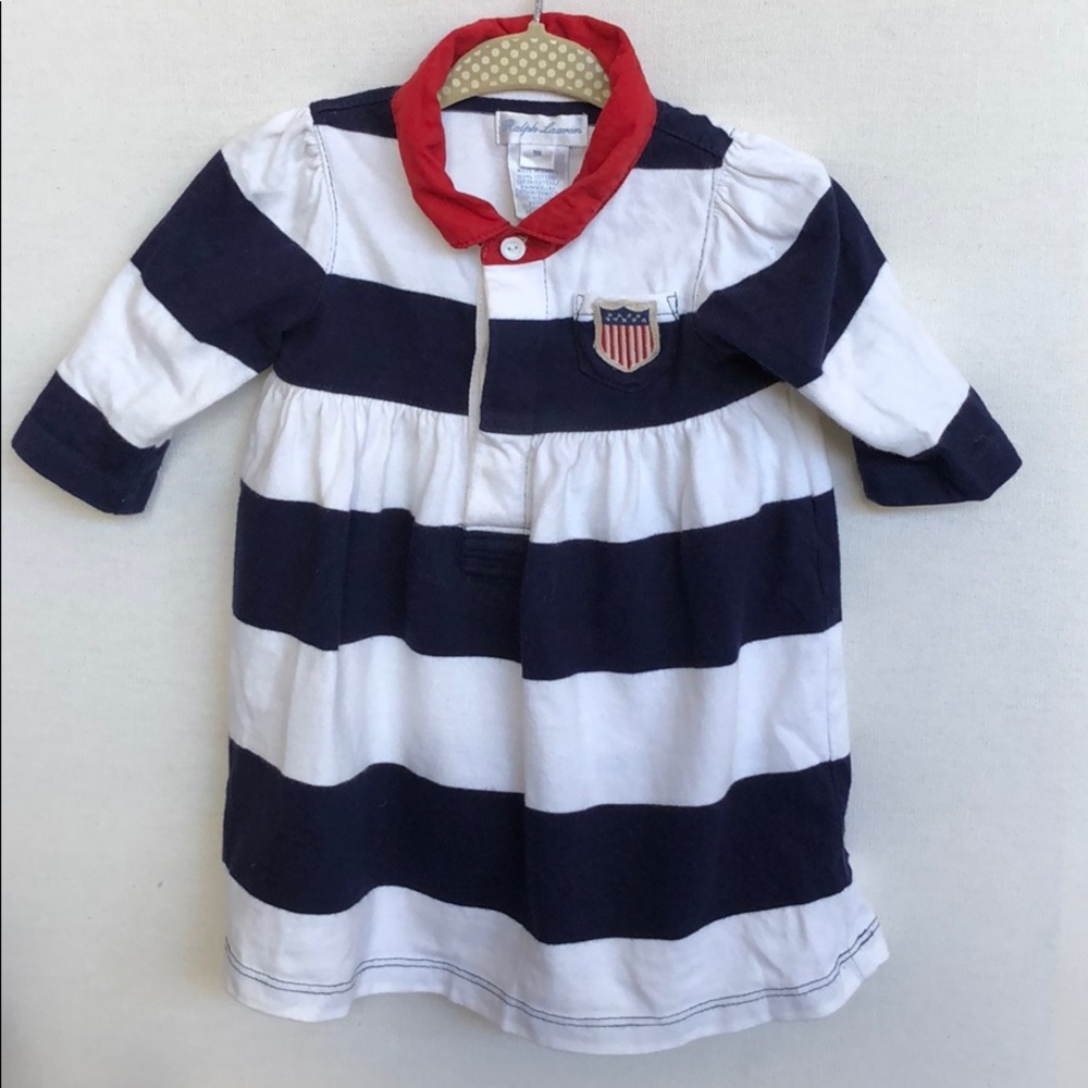 Ralph Lauren Red, White, and Blue Dress